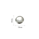 Кнопка BABY трикотажна (сорочкова) нерж 7,8мм зі вставкою перлина кол нікель (уп 288,1440шт) 176743 фото 2